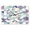 Designart Retro Geometric Design IV Oversized Mid-Century Modern Multipanel Wall Clock